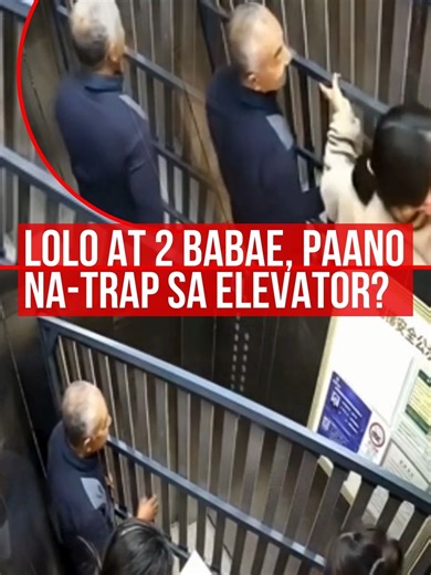 Mala-Comedy Sa Elevator: Nakakatawang Video Ng Lolo At Babae