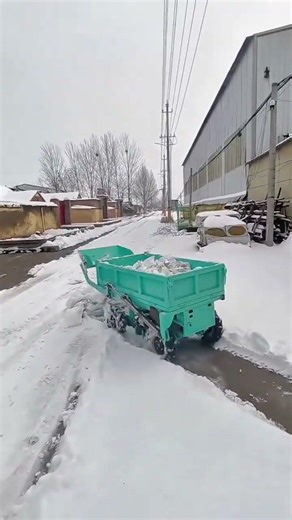 Efficient Mini Electric Snow Shovel and Dump Cart Ultimate Winter Driveway Solution