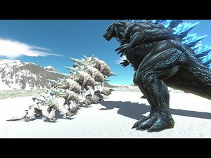 Which level of Ark Ice Titan can defeat Godzilla Earth ? - Animal Revolt Battle Simulator