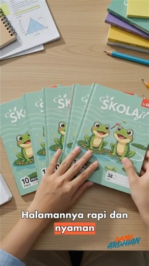 Buku Tulis SKOLA by SiDU A5 📚 Pack 10 | 38 Lembar, Cocok untuk Anak Sekolah!