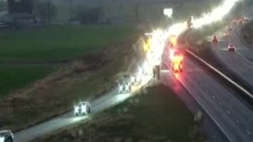 Multi-vehicle crash closes exit ramps on Route 30