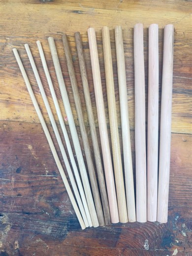 24" Western Red Cedar Dowels Handcrafted | Furniture Making | Wood Joinery | Boat Building - Etsy