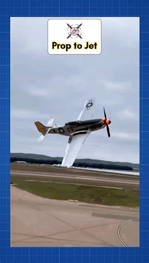 P-51D Mustang Low Pass Power #shorts