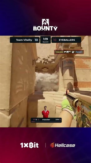 One Mistake From Enemies And maxster Shows PURE GAME IQ #bo3 #blast #bounty #cs #cs2 #clutch