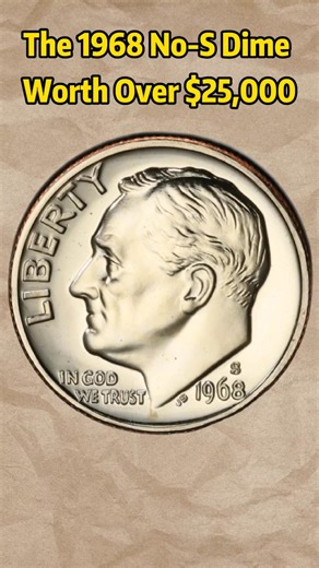 4.8K views · 98 reactions | The 1968 No-S Dime Worth Over $25,000_#coin #dime #coincollecting #treasurehunt #rarecoins. | Molisosral | Facebook