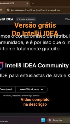 O Melhor IDE GRÁTIS para Java/Kotlin é o IntelliJ Community! #java #coding #codeadventure