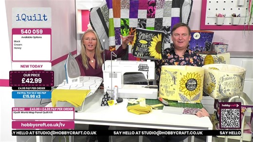 Watch Hobbycraft TV on Freeview 97, YouTube, or online! Discover daily demos from expert crafters, packed with tutorials, tips, and endless inspiration for every maker. Shop the products featured in our shows easily at www.hobbycraft.co.uk/tv | The Craft Store