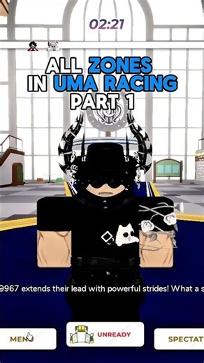 All zones in Uma Racing Part 1 #roblox #umamusume #umaracing #umamusumeprettyderby #fyp
