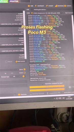 peoses flashing poco M3#servicehp #viralvideo #viraltiktok #tik