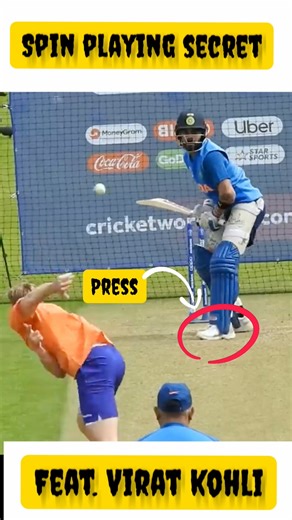 Virat Kohli’s Front Press vs Spin | Exact Timing Explained 🏏