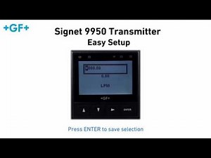 Signet 9950 Easy Setup