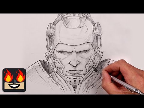 How To Draw Mr.Freeze | Batman Sketch Tutorial