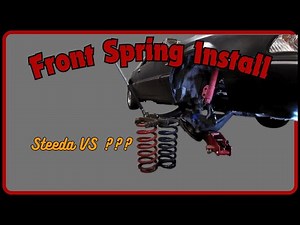 Front Spring Install Fox Mustang #foxbody #mustang