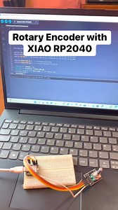 8.9K views · 23 reactions | Rotary Encoder with XIAO RP2040 #rotaryencoder #xiaorp2040 #electronics #engineering | Upload Ideas with Itamar | Facebook