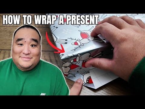How To Wrap a Present | Simple Technique - ASMR