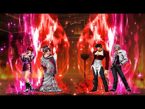 Mai Scarlet and D. Shermie Wolf VS. Samael and Kyo-Burst