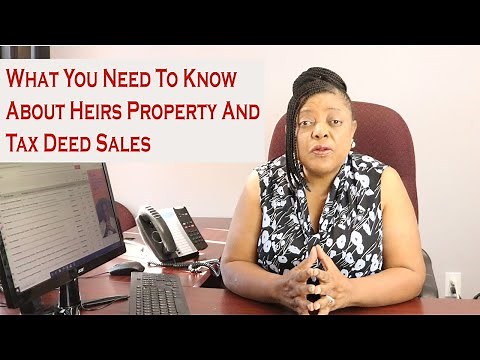 What You Need To Know About Heirs Property And Tax Deed Sales