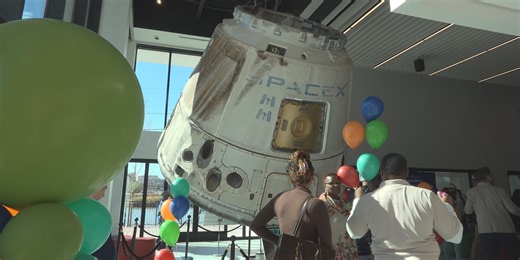 Waco’s new STEAM Center opens with historic SpaceX Dragon Spacecraft