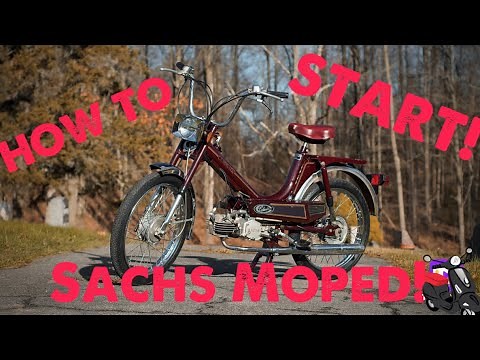 1980 Sachs Columbia Commuter Start Up ( How To )
