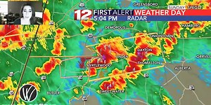 We're live on air tracking storms; watch here for a radar check!