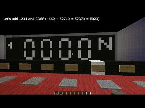 Minecraft: Redstone Computer : LS3 - 16-bit addition