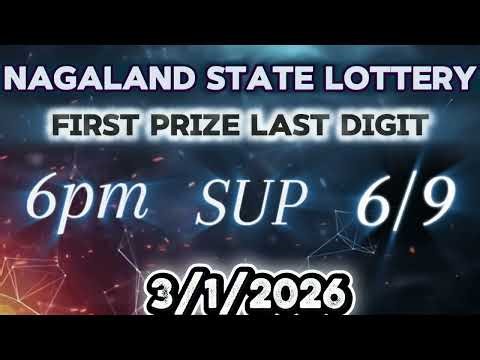 Nagaland Lottery 3/1/26🎯I First Prize Last Digit Prediction |Lottery Sambad Target