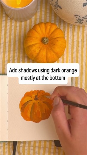 How to paint a pumpkin for beginners ￼