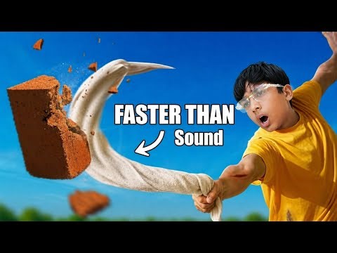 🧣I Learned Towel whip can it break a brick?