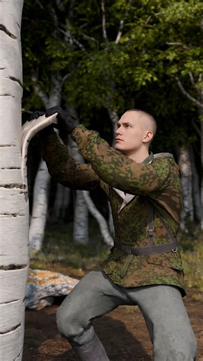 Why green camouflage failed in ancient forests