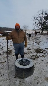 The most common question we get about the Cobett waterers is Do they freeze over on the top?" In extreme cold conditions like this they do. But as you can see in this video all you have to do is knock the ice out of the top! The amount of ice will vary per the number of animals, the location of the unit and the depth of the unit. Remember we stock small and large units and replacement parts year round! Stop by and check them out! #cobett #cobettwaterer #frostfreewaterer #cattlewaterer | Siebrech