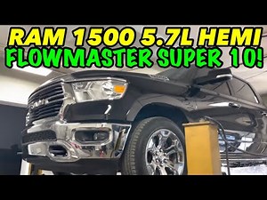 2021 RAM 1500 5.7L HEMI V8 Dual Exhaust w/ FLOWMASTER SUPER 10!