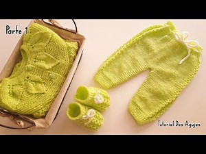 How to knit baby pants with two needles. Layette step by step. Part 1 of 2