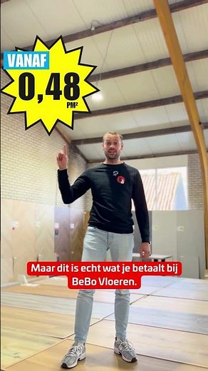 Nieuwe vloer met legwerk en levering? Bij BeBo valt de prijs mee