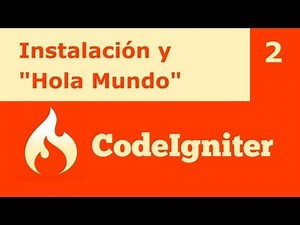 Tutorial CodeIgniter 2: Instalar y "Hola Mundo"