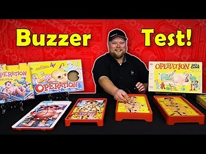 Operation Buzzer Comparison! - Vintage Milton Bradley vs. Modern Hasbro #boardgames #retrogaming
