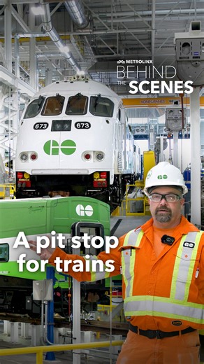 Trains need tune-ups too and the Whitby Rail Maintenance Facility is one location where that happens. Behind every GO train ride are frontline teams working tirelessly to keep the network operating smoothly and safely. | Metrolinx