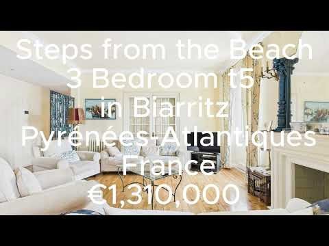 Steps from the Beach 3 Bedroom t5 in Biarritz, Pyrénées Atlantiques, France - €1,310,000