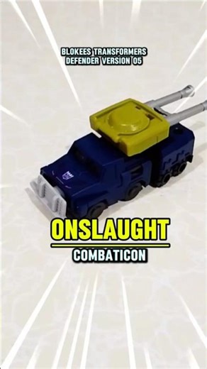 ONSLAUGHT Vehicle - Blokees Transformers Defender Version | Bruticus