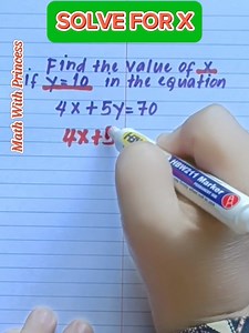 22K views · 187 reactions | Solve for X #math #mathwithprincess #mathviralvideo #mathviral #mathtutor #mathematics #basicmathreview #mathisfun #SolveForX | Math with Princess | Facebook