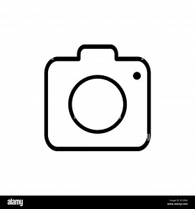 Camera icon. Flat design. Vector illustration. Grey on white background Stock Vector Image & Art - Alamy