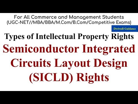 Semiconductor Integrated Circuits Layout Design Rights, Type of Intellectual Property Rights, IPR
