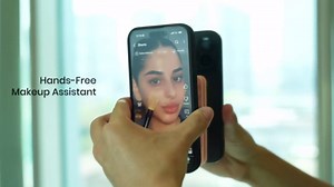 2PCS Silicone Suction Cup Phone Case Mount Double Sided, Hands-Free Phone Accessories Holder for Selfies and Videos, Silicon Sticky Phone Grip for iPhone and Android Transparent&Lavender