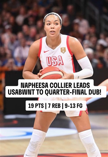 Napheesa Collier 19 PTS vs Hungary – USA Basketball Quarterfinal Win