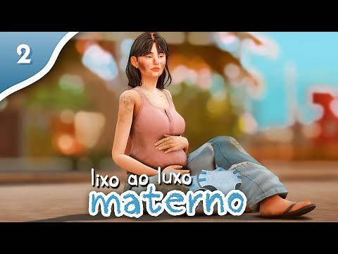 grávida, SOZINHA e sem teto 💔 l the sims 4 desafio lixo ao luxo materno