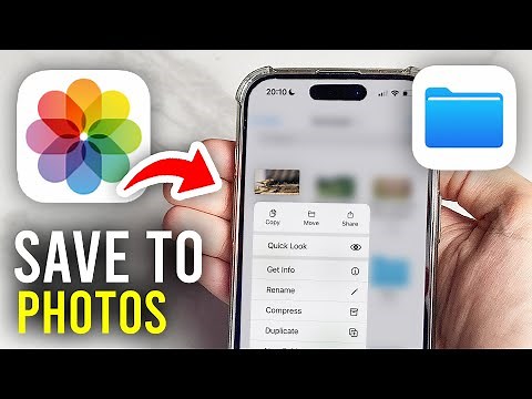 How To Save Videos From Files To Photos On iPhone - Full Guide