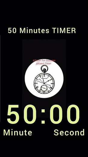 50 Minutes Timer Alert #timer #productivity💯🌟💯 #shorts