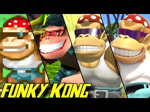 Evolution of Funky Kong (1994-2018)
