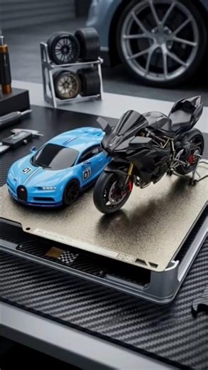 3d printed kawasaki ninja h2r using android phone!!😮😮😲 #3dprinting #bambulab #ninjah2r