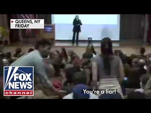 ‘LIAR’: AOC called out by protester during town hall