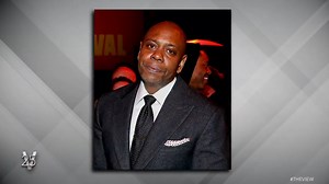 DAVE CHAPPELLE TACKLED BY AUDIENCE MEMBER: The comedian was tackled on stage by an audience member at the Hollywood Bowl during the #NetflixIsAJokeFest and sustained no injuries – #TheView panel reacts. abcn.ws/3w6EfUt | The View